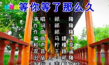 等你等了那么久