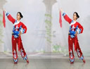 新风尚广场舞 中国美 手拍鼓 含教学 分解动作 mp4