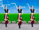 兰州莲花广场舞 我的九寨 藏族舞 含教学 分解动作 mp4