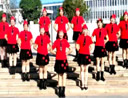 乔茜广场舞 十送红军 经典红歌14人变队形 含 mp4