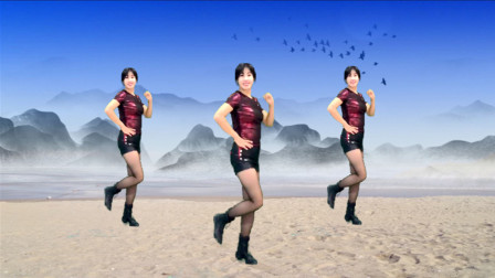 阿采原创广场舞 弹跳32步 江湖酒 太火 美女身材好 跳起来更好看