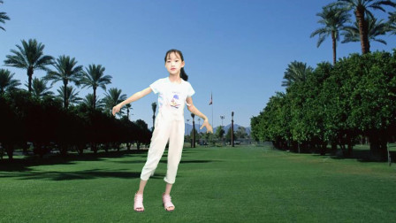 阿采原创广场舞 小女孩跳 网红32步 超级可爱好看 还是有个女儿好
