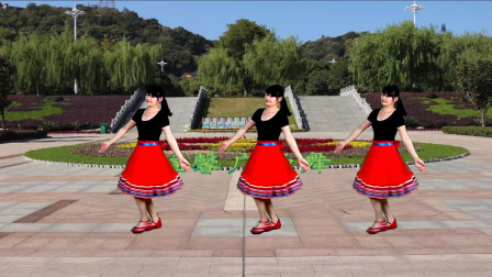 益馨广场舞  吉祥欢歌 简单好看的健身舞