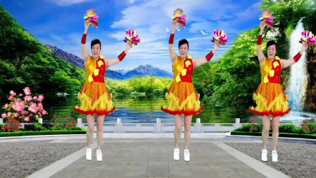 励志正能量广场舞 中国梦 活力32步轻松欢快！