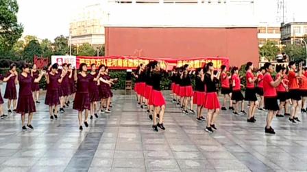 阿采原创广场舞 健身32步广场舞 今夜会不会想我 这么多人跳舞好壮观