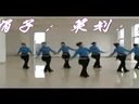 高安子君广场舞《山里红》团体舞蹈表演