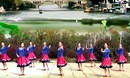 江西春英广场舞《我的家在草原》杨艺编舞 正面动作演示