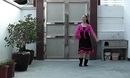 双子学跳贺秋月广场舞《美极了》2014排舞视频