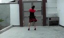 双子学跳广场舞 凉山的月亮 刘荣老师舞蹈