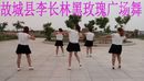 故城县李长林村黑玫瑰广场舞《真的不容易》
