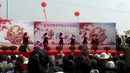 蒲城县苏坊镇苏坊村后李队广场舞、红马鞍、2015年重阳节文化汇演