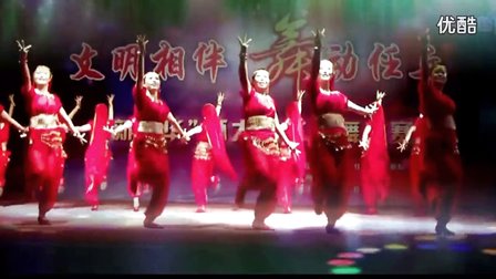 阿采原创广场舞 任丘雁翎丽影舞蹈队《印巴切克串烧》变队形