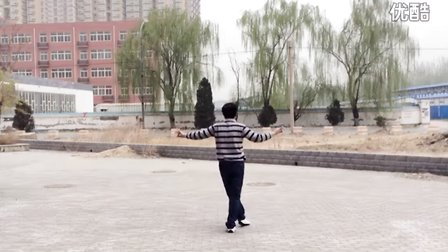 舞者1019广场舞《羊年吉祥》反面