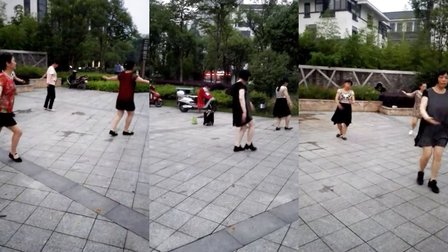 安吉姐妹广场舞、北京的金山上