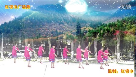 红领巾广场舞《蓝月山谷》编舞；廖弟演示；南阳魅力阳光舞队