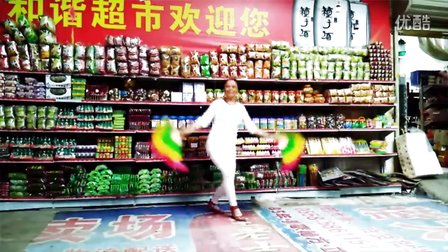 焦陂百和广场舞《开门红》扇子舞