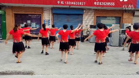 临江新区姐妹广场舞《前世今生的缘》