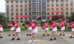 雨中阳光广场舞 DJ东方红 红歌跳起来 正反面演示