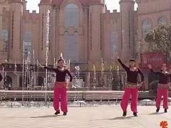 长沙中信舞蹈队广场舞- 纳木措 背面教学分解示范动作