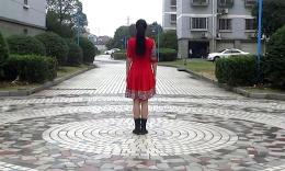 盛泽雨夜广场舞《吉祥镇巴》含背面演示 编舞：応子
