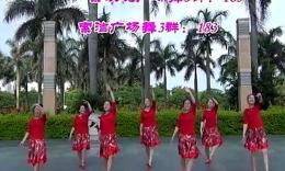 索洁广场舞《欢乐的海洋》含背面 编舞索洁 由湖南紫玫瑰2队演示