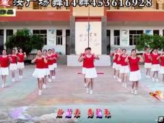 惠汝广场舞 快乐舞动 20人变队形串烧