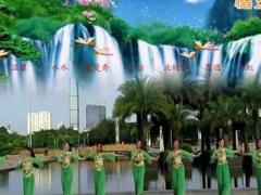 广西柳州彩虹健身队广场舞 《山水情歌》 编舞:春英