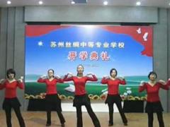 盛泽雨夜广场舞 《寻找香格里拉》 含背面演示