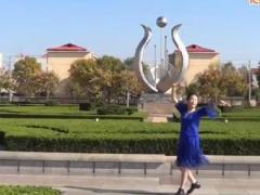 临盘立华广场舞 《春到最北方》  背面演示教学