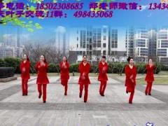 重庆叶子广场舞《唱首新歌贺新年》分解教学