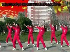 刘荣广场舞 《红红的中国》 含背面分解教学