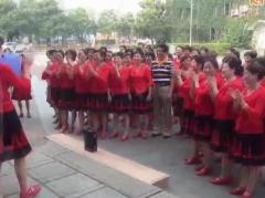 格格老师来上海红舞鞋广场舞队 互动纪实