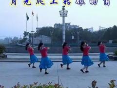 万年青新村广场舞《月亮爬上姑娘的窗》含教学